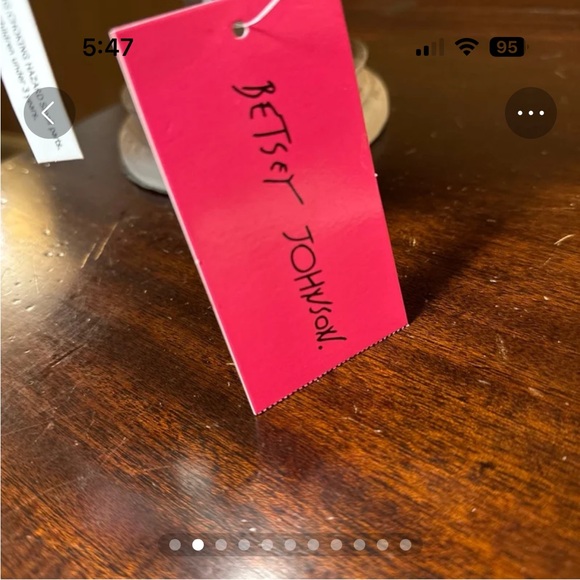 NWT Betsey Johnson Cherry Embroidered Satchel Bag Charm Y2K - Picture 2 of 10